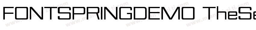 FONTSPRINGDEMO TheSe字体转换